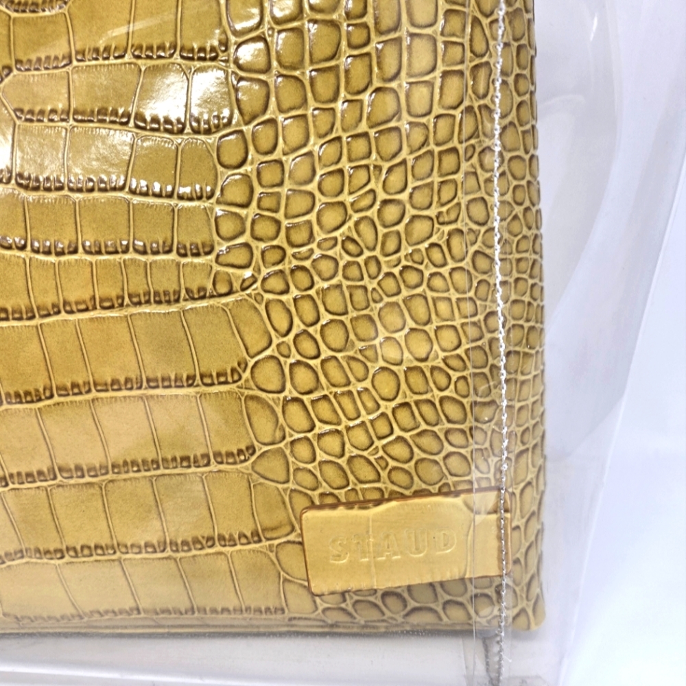 STAUD Shirley Croc-Embossed Tote - Picture 2 of 11